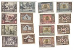 Lot of 29 German Notgeld; Kahla, Tetreuen, Teknitz, and Kallies